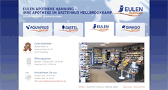 Desktop Screenshot of eulen-apotheke-hh.de